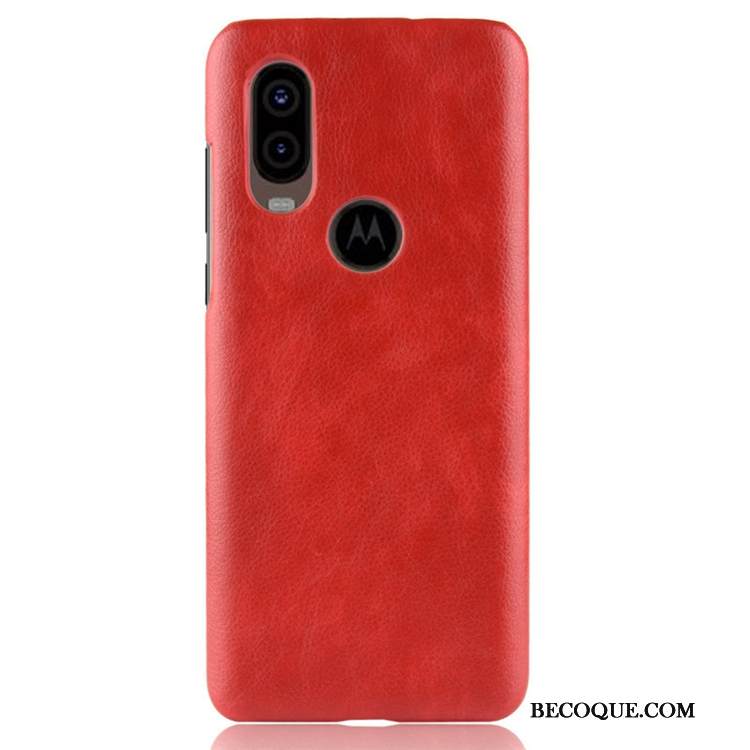 Kuori Motorola One Vision Laukut Musta Murtumaton, Kotelo Motorola One Vision Nahka Persoonallisuus Puhelimen Kuoret