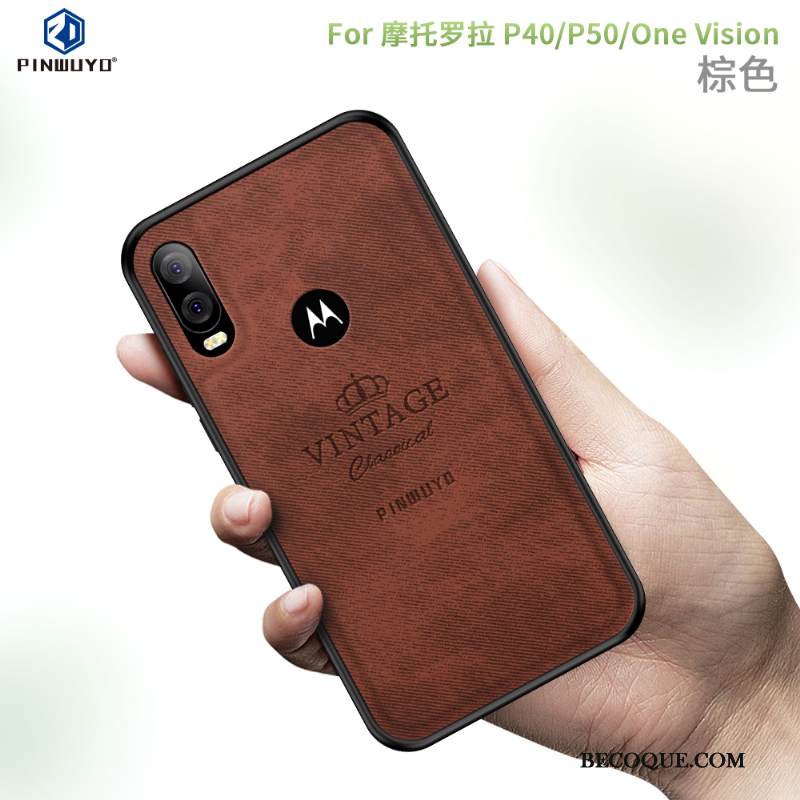 Kuori Motorola One Vision Laukut Puhelimen Kuoret, Kotelo Motorola One Vision Suojaus