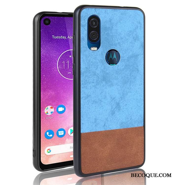 Kuori Motorola One Vision Laukut Puhelimen Kuoret Murtumaton, Kotelo Motorola One Vision Suojaus Musta Värisävyt