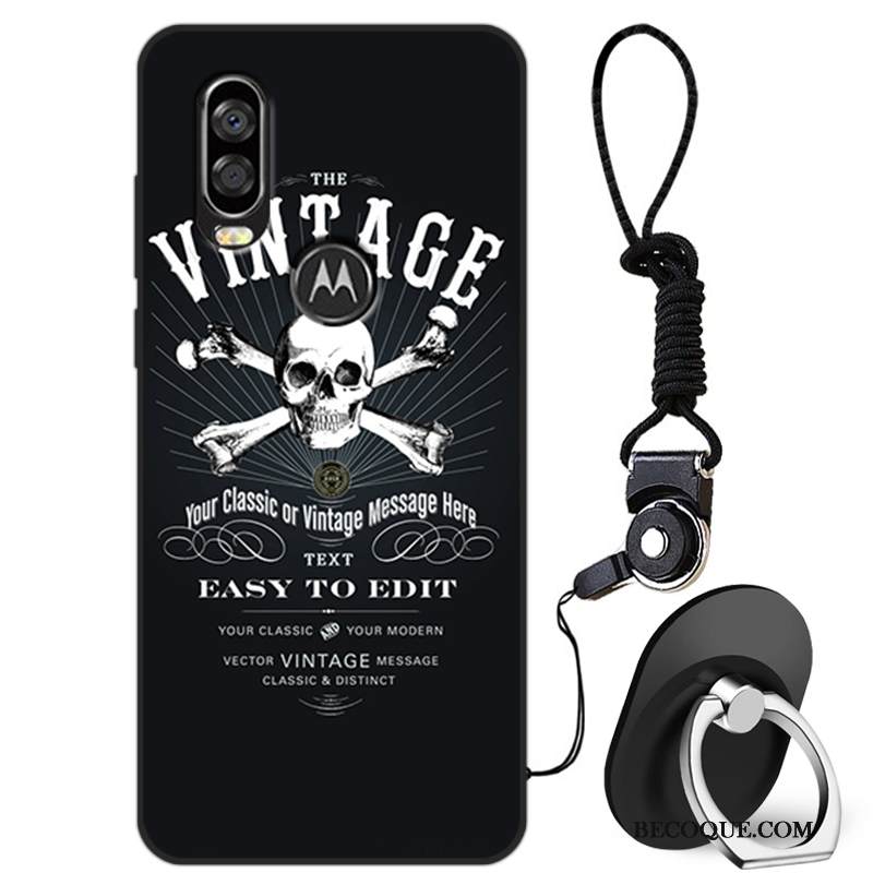 Kuori Motorola One Vision Luova Jauhe Puhelimen Kuoret, Kotelo Motorola One Vision Silikoni Murtumaton Tide-brändi