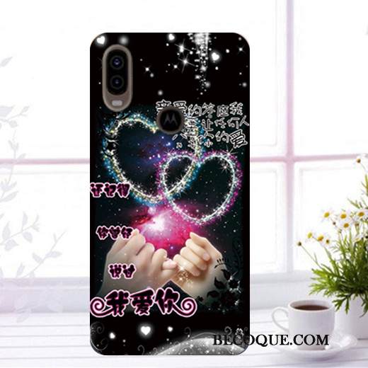 Kuori Motorola One Vision Maalaus Puhelimen Kuoret Tummansininen, Kotelo Motorola One Vision