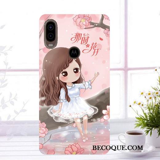 Kuori Motorola One Vision Maalaus Puhelimen Kuoret Tummansininen, Kotelo Motorola One Vision