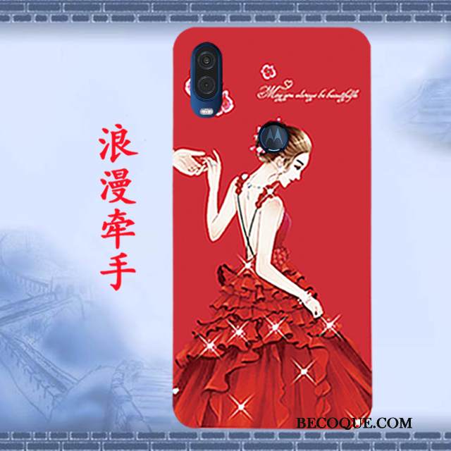 Kuori Motorola One Vision Pehmeä Neste Murtumaton Musta, Kotelo Motorola One Vision Suojaus