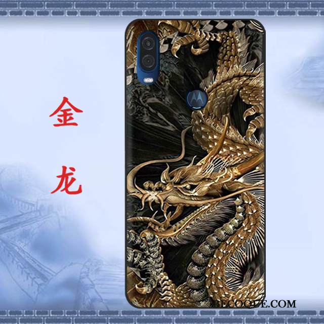 Kuori Motorola One Vision Pehmeä Neste Murtumaton Musta, Kotelo Motorola One Vision Suojaus