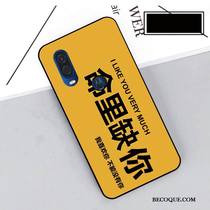 Kuori Motorola One Vision Pehmeä Neste Puhelimen Kuoret Musta, Kotelo Motorola One Vision Suojaus