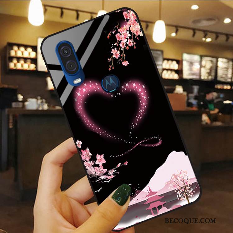 Kuori Motorola One Vision Pehmeä Neste Sininen Puhelimen Kuoret, Kotelo Motorola One Vision Suojaus