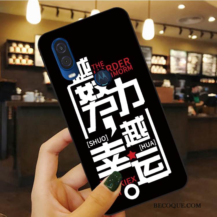 Kuori Motorola One Vision Pehmeä Neste Sininen Puhelimen Kuoret, Kotelo Motorola One Vision Suojaus