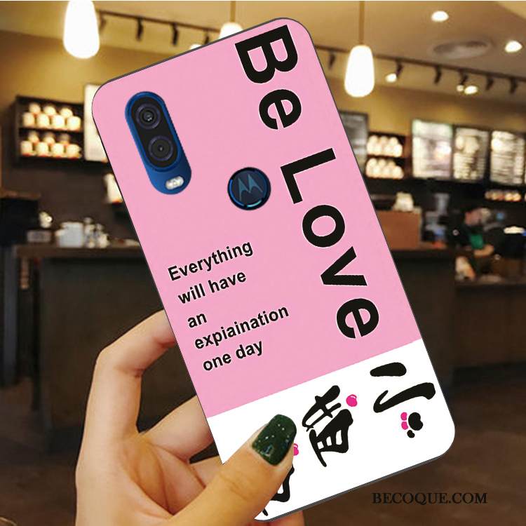 Kuori Motorola One Vision Pehmeä Neste Sininen Puhelimen Kuoret, Kotelo Motorola One Vision Suojaus