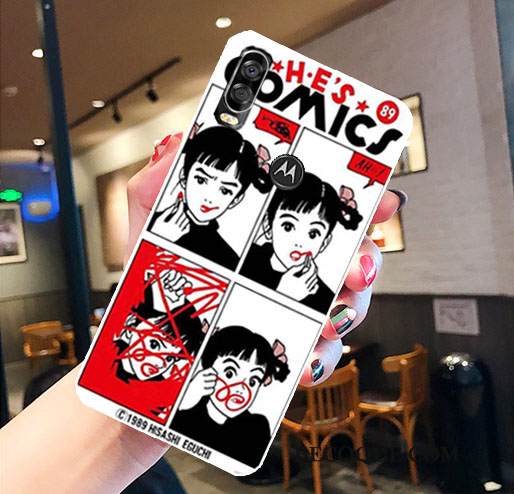 Kuori Motorola One Vision Suojaus Punainen Puhelimen Kuoret, Kotelo Motorola One Vision Laukut