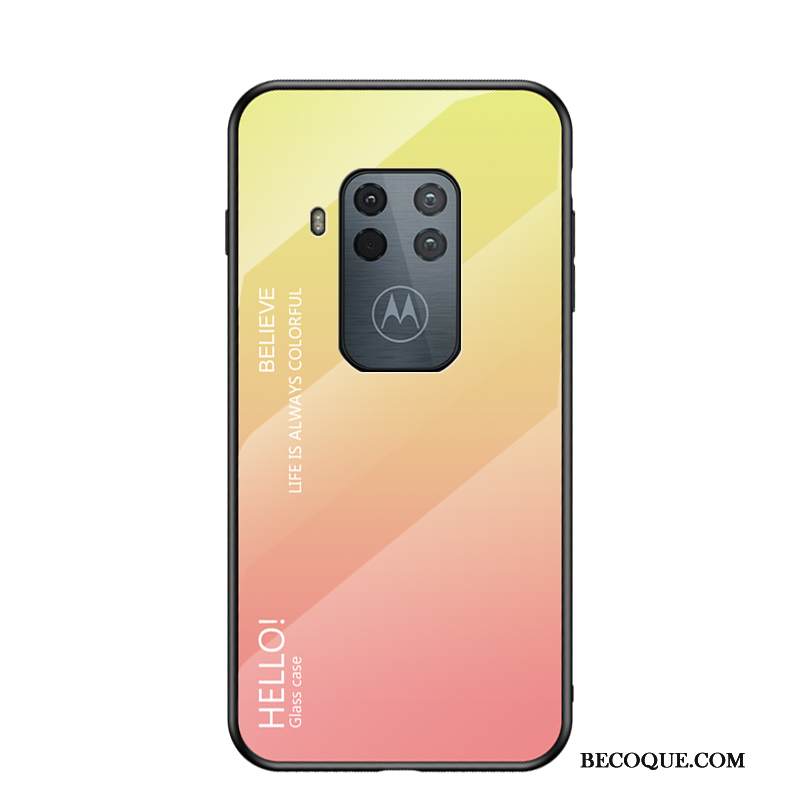 Kuori Motorola One Zoom Laukut Murtumaton Violetti, Kotelo Motorola One Zoom Suojaus Trendi Kova