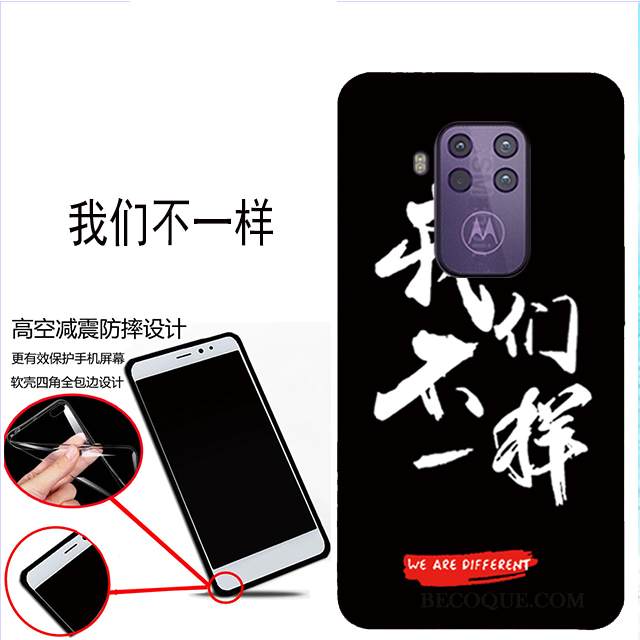 Kuori Motorola One Zoom Pehmeä Neste Pesty Suede Sininen, Kotelo Motorola One Zoom Suojaus