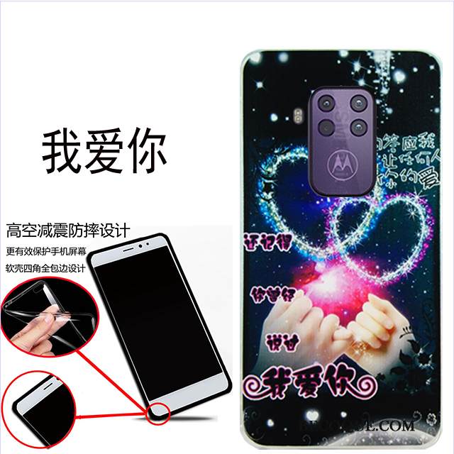 Kuori Motorola One Zoom Pehmeä Neste Pesty Suede Sininen, Kotelo Motorola One Zoom Suojaus