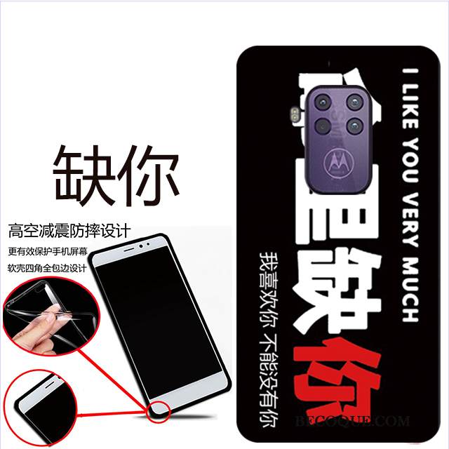 Kuori Motorola One Zoom Pehmeä Neste Pesty Suede Sininen, Kotelo Motorola One Zoom Suojaus