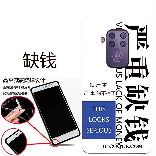 Kuori Motorola One Zoom Pehmeä Neste Pesty Suede Sininen, Kotelo Motorola One Zoom Suojaus