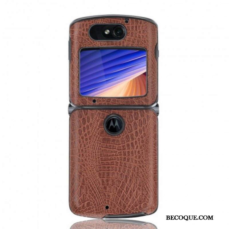 Kuori Motorola Razr 5G Krokotiilin Ihovaikutus