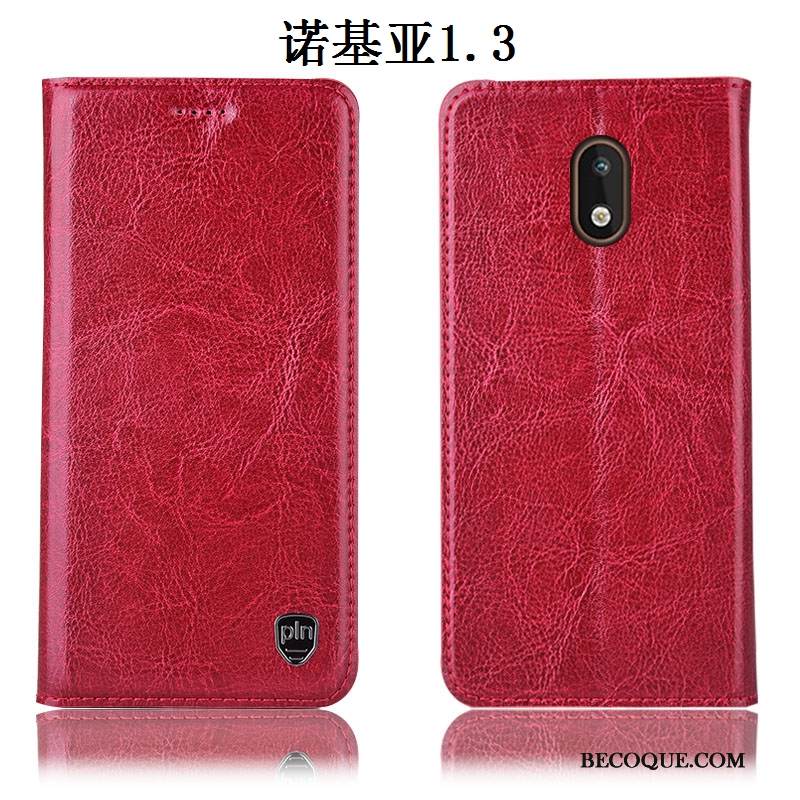 Kuori Nokia 1.3 Laukut Puhelimen Kuoret Kukkakuvio, Kotelo Nokia 1.3 Nahka Harmaa Murtumaton