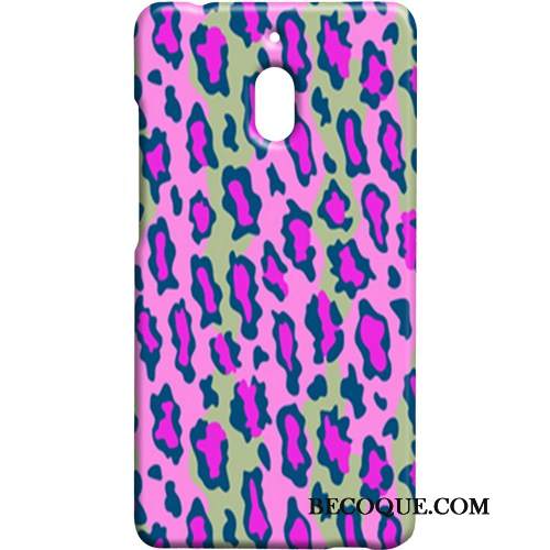 Kuori Nokia 2.1 Pesty Suede Leopardi, Kotelo Nokia 2.1 Violetti Kova