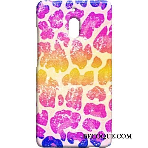 Kuori Nokia 2.1 Pesty Suede Leopardi, Kotelo Nokia 2.1 Violetti Kova