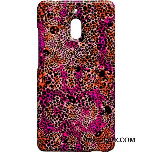 Kuori Nokia 2.1 Pesty Suede Leopardi, Kotelo Nokia 2.1 Violetti Kova