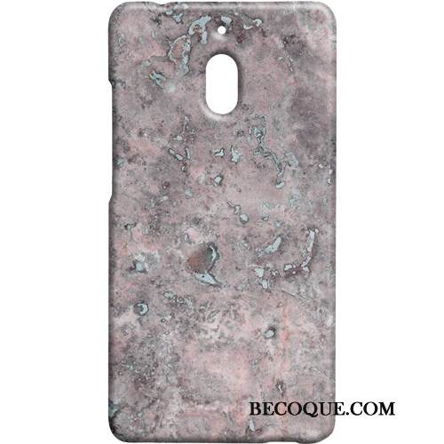 Kuori Nokia 2.1 Pesty Suede Puhelimen Kuoret, Kotelo Nokia 2.1 Kukkakuvio Tummansininen