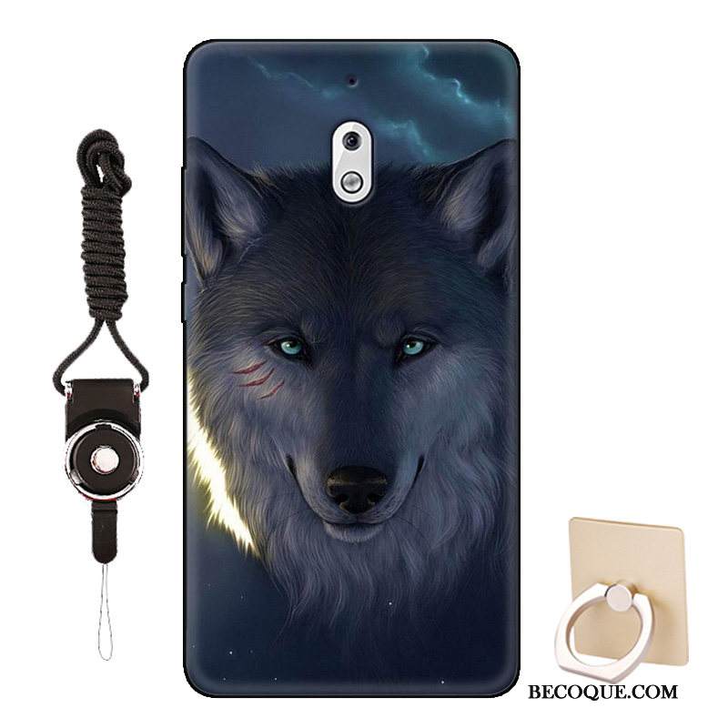 Kuori Nokia 2.1 Suojaus Tummansininen Malli, Kotelo Nokia 2.1 Pehmeä Neste Tide-brändi Puhelimen Kuoret