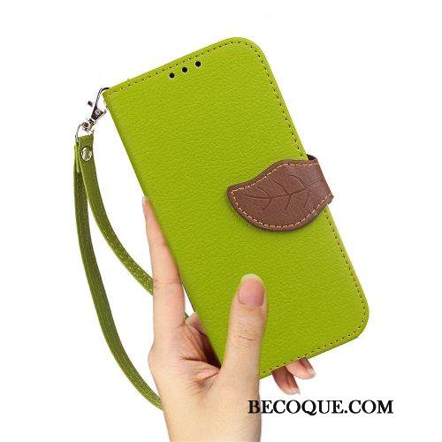 Kuori Nokia 2.1 Tuki Kortti Puhelimen Kuoret, Kotelo Nokia 2.1 Kuoret Punainen Lehtiä