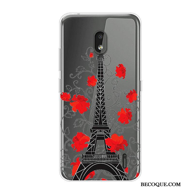 Kuori Nokia 2.2 Silikoni Trendi Murtumaton, Kotelo Nokia 2.2 Sarjakuva Puhelimen Kuoret Punainen