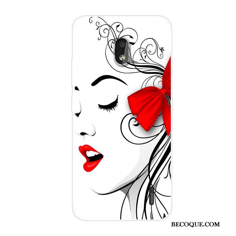 Kuori Nokia 2.2 Silikoni Trendi Murtumaton, Kotelo Nokia 2.2 Sarjakuva Puhelimen Kuoret Punainen