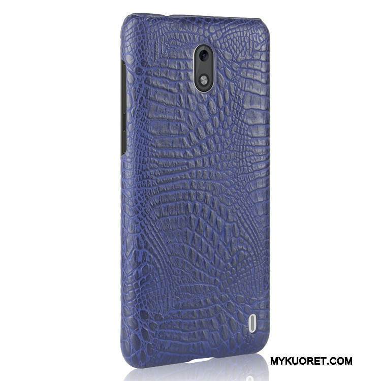 Kuori Nokia 2 Nahka Punainen Murtumaton, Kotelo Nokia 2 Suojaus Kukkakuvio Kova