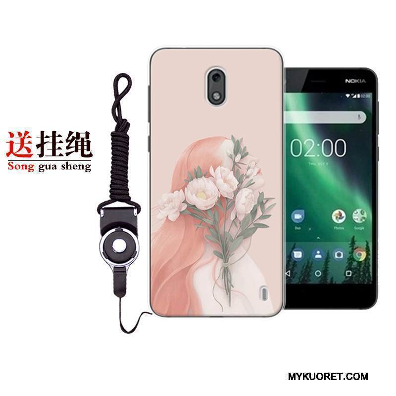 Kuori Nokia 2 Pehmeä Neste Pieni Valkoinen, Kotelo Nokia 2 Laukut Murtumaton Kustannukset