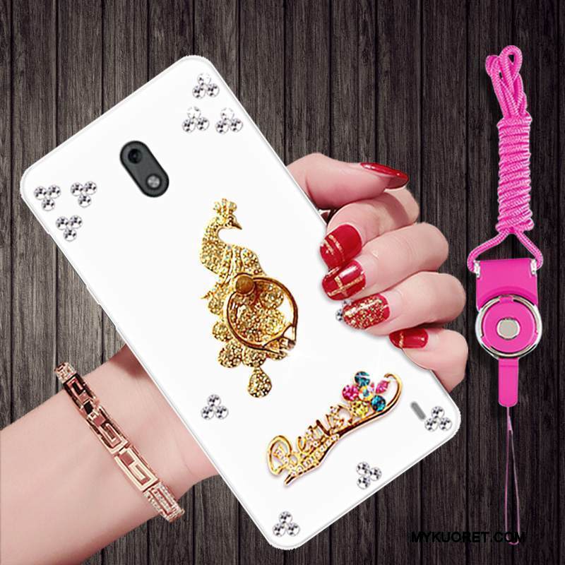 Kuori Nokia 2 Strassi Ripustettavat Koristeet Puhelimen Kuoret, Kotelo Nokia 2 Suojaus Persoonallisuus Trendi