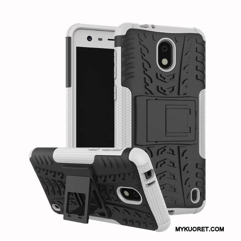 Kuori Nokia 2 Suojaus Jauhe Kukkakuvio, Kotelo Nokia 2 Laukut Puhelimen Kuoret Murtumaton