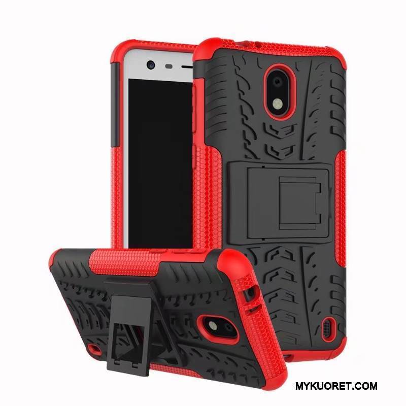 Kuori Nokia 2 Suojaus Jauhe Kukkakuvio, Kotelo Nokia 2 Laukut Puhelimen Kuoret Murtumaton