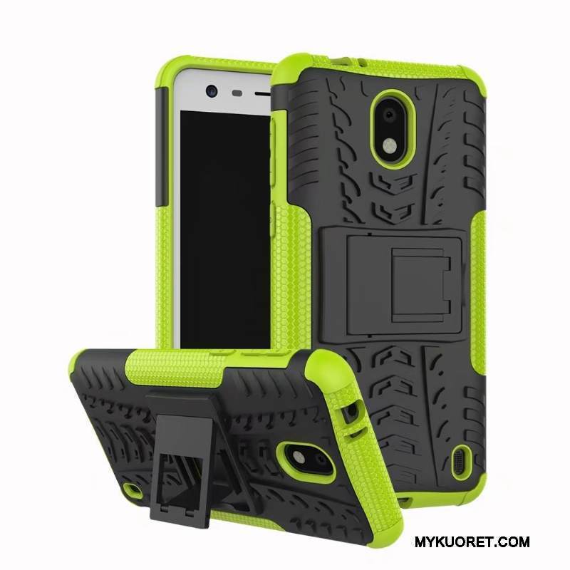 Kuori Nokia 2 Suojaus Jauhe Kukkakuvio, Kotelo Nokia 2 Laukut Puhelimen Kuoret Murtumaton