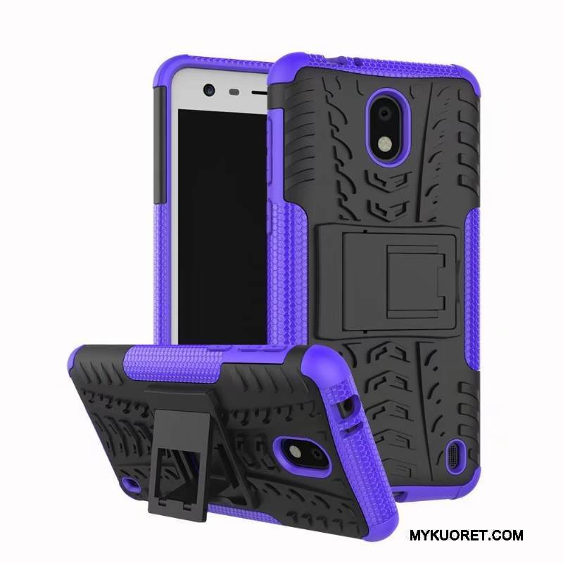 Kuori Nokia 2 Suojaus Jauhe Kukkakuvio, Kotelo Nokia 2 Laukut Puhelimen Kuoret Murtumaton