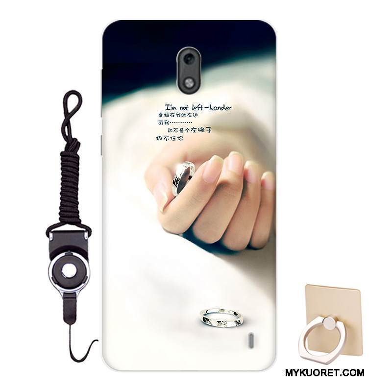 Kuori Nokia 2 Tuki Malli Puhelimen Kuoret, Kotelo Nokia 2 Pehmeä Neste Ripustettavat Koristeet Persoonallisuus