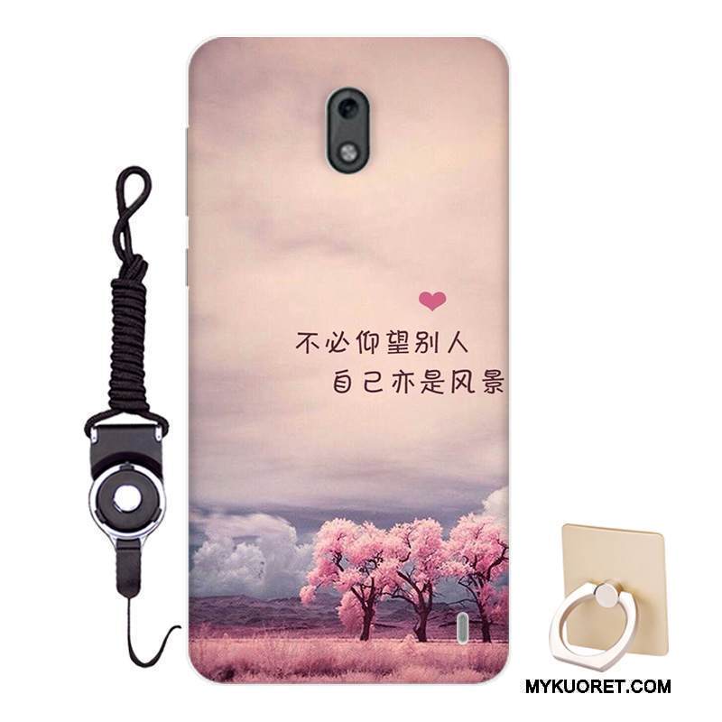 Kuori Nokia 2 Tuki Malli Puhelimen Kuoret, Kotelo Nokia 2 Pehmeä Neste Ripustettavat Koristeet Persoonallisuus