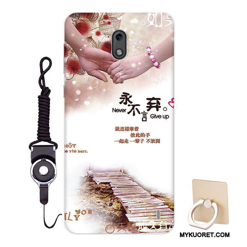 Kuori Nokia 2 Tuki Malli Puhelimen Kuoret, Kotelo Nokia 2 Pehmeä Neste Ripustettavat Koristeet Persoonallisuus