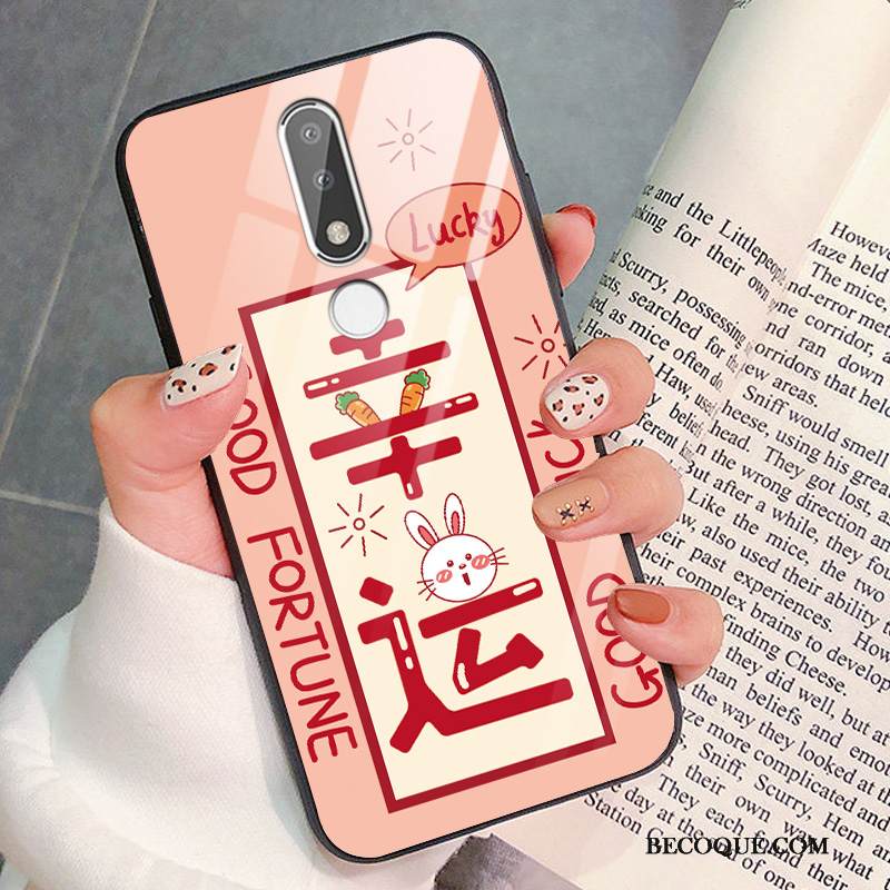 Kuori Nokia 3.1 Plus Laukut Puhelimen Kuoret Trendi, Kotelo Nokia 3.1 Plus Suojaus Net Red Murtumaton