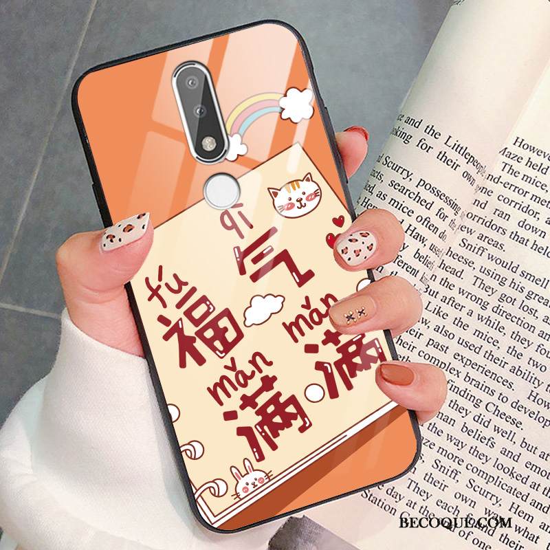 Kuori Nokia 3.1 Plus Laukut Puhelimen Kuoret Trendi, Kotelo Nokia 3.1 Plus Suojaus Net Red Murtumaton