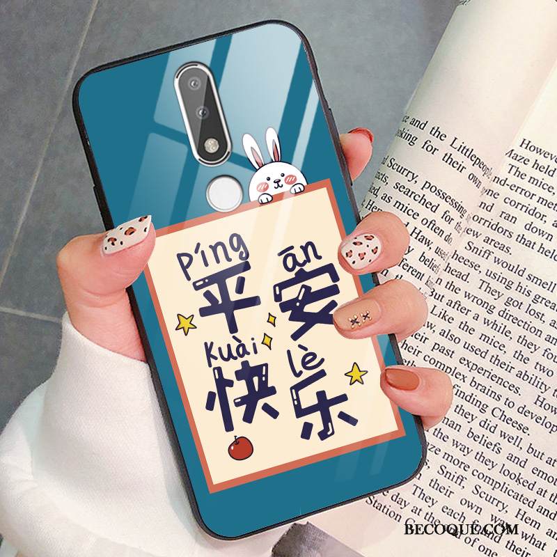 Kuori Nokia 3.1 Plus Laukut Puhelimen Kuoret Trendi, Kotelo Nokia 3.1 Plus Suojaus Net Red Murtumaton