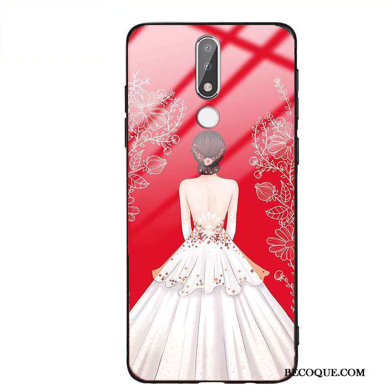 Kuori Nokia 3.1 Plus Luova Trendi Puhelimen Kuoret, Kotelo Nokia 3.1 Plus Laukut Persoonallisuus Lasi