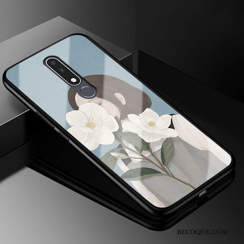 Kuori Nokia 3.1 Plus Pehmeä Neste Persoonallisuus Trendi, Kotelo Nokia 3.1 Plus Suojaus Puhelimen Kuoret Jauhe