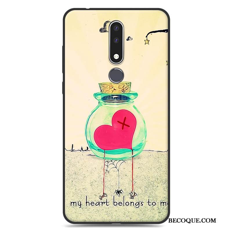 Kuori Nokia 3.1 Plus Sarjakuva Puhelimen Kuoret Persoonallisuus, Kotelo Nokia 3.1 Plus Laukut Murtumaton Valkoinen