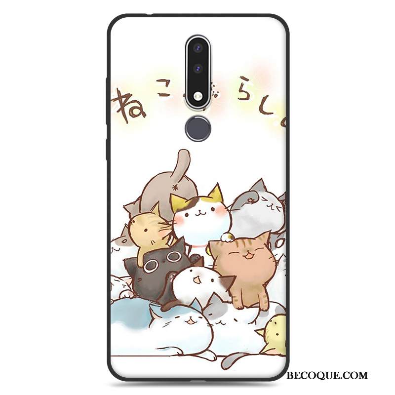 Kuori Nokia 3.1 Plus Sarjakuva Puhelimen Kuoret Persoonallisuus, Kotelo Nokia 3.1 Plus Laukut Murtumaton Valkoinen