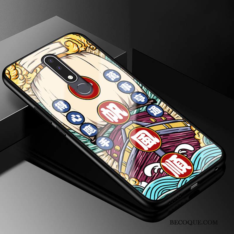 Kuori Nokia 3.1 Plus Suojaus Murtumaton Lasi, Kotelo Nokia 3.1 Plus Luova Persoonallisuus Kova