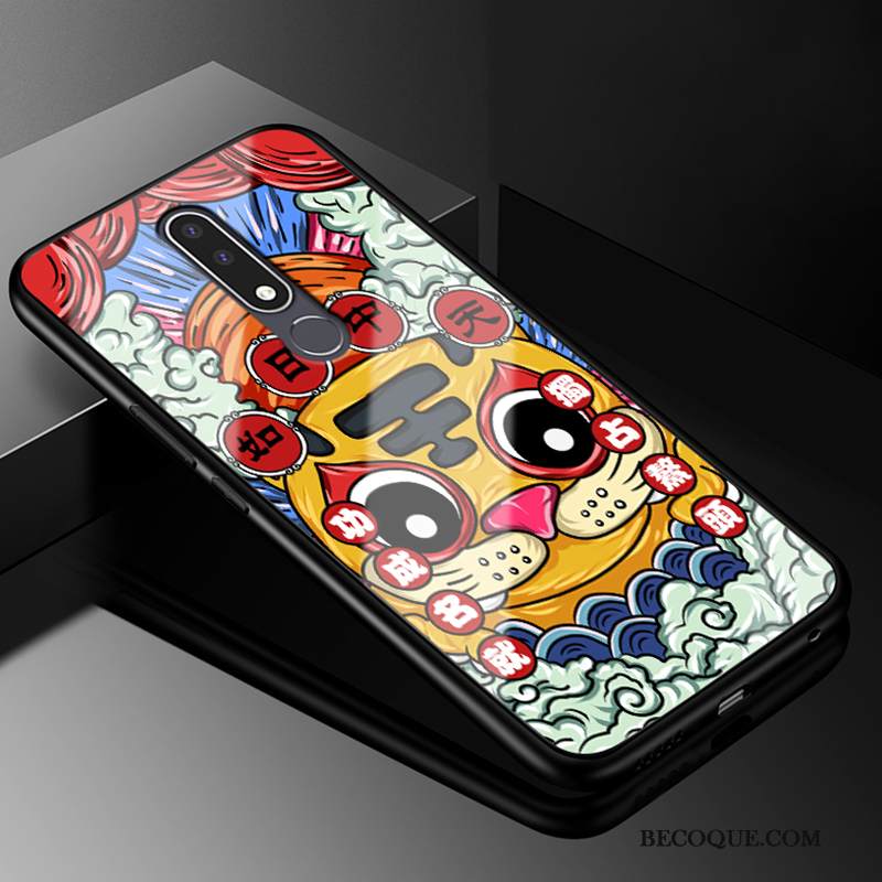 Kuori Nokia 3.1 Plus Suojaus Murtumaton Lasi, Kotelo Nokia 3.1 Plus Luova Persoonallisuus Kova