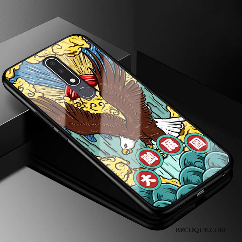 Kuori Nokia 3.1 Plus Suojaus Murtumaton Lasi, Kotelo Nokia 3.1 Plus Luova Persoonallisuus Kova