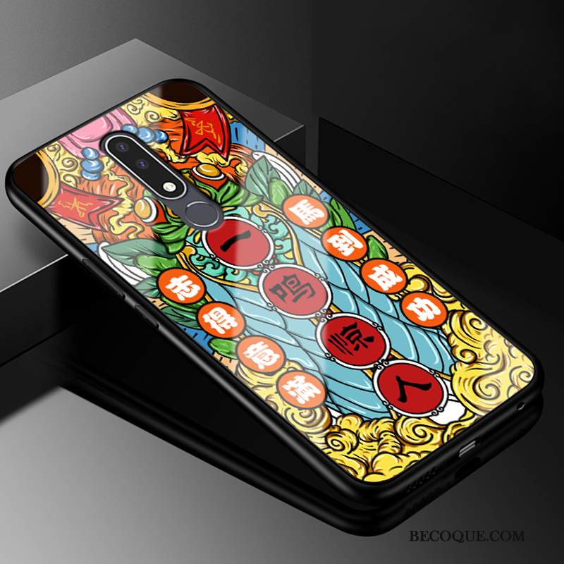 Kuori Nokia 3.1 Plus Suojaus Murtumaton Lasi, Kotelo Nokia 3.1 Plus Luova Persoonallisuus Kova