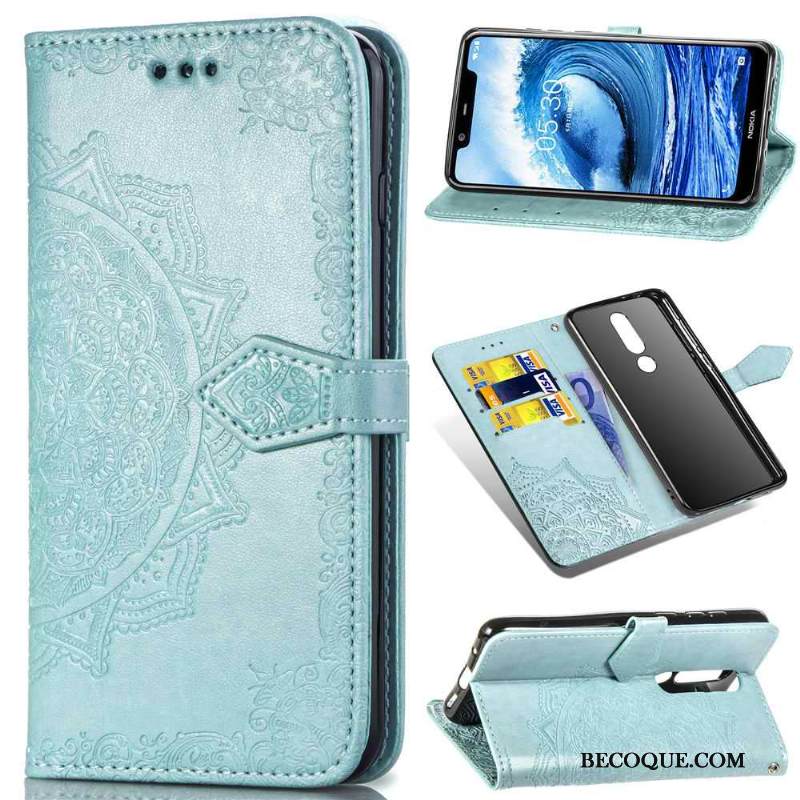 Kuori Nokia 3.1 Plus Suojaus Puhelimen Kuoret Kukka, Kotelo Nokia 3.1 Plus Kuoret Ripustettavat Koristeet Musta